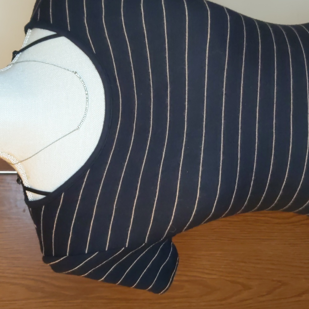 41 Hawthorn Casual Wrap Striped Dress